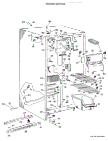 02 - Freezer Section parts for Ge Refrigerator TFX20DJB from AppliancePartsPros.com