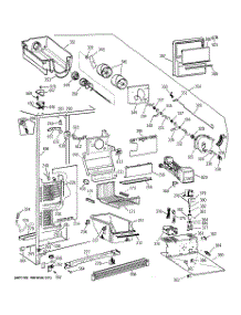 03 - Freezer Section parts for Ge Refrigerator TFZ24PEXCWH from AppliancePartsPros.com