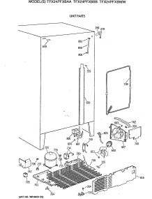 06 - Unit Parts parts for Ge Refrigerator TFX24PFXBWW from AppliancePartsPros.com