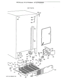 06 - Unit Parts parts for Ge Refrigerator TFT27PRXBWW from AppliancePartsPros.com