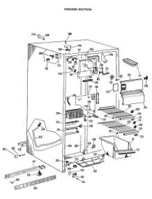 02 - Freezer Section parts for Ge Refrigerator TFX20PLJ from AppliancePartsPros.com
