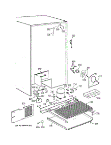 07 - Unit Parts parts for Ge Refrigerator TFX28PRZCAA from AppliancePartsPros.com