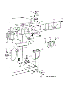 04 - Fresh Food Section parts for Ge Refrigerator TFJ22PRZBWW from AppliancePartsPros.com