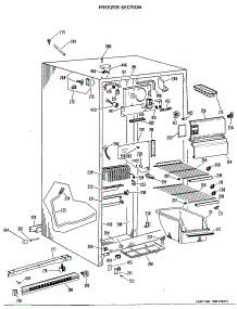 02 - Freezer Section parts for Ge Refrigerator TFX22KLB from AppliancePartsPros.com