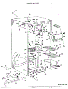 02 - Freezer Section parts for Ge Refrigerator TFX19LGB from AppliancePartsPros.com