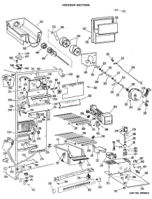 02 - Freezer Section parts for Ge Refrigerator TFX24SJC from AppliancePartsPros.com