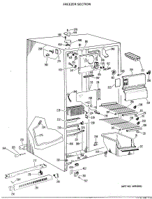 02 - Freezer Section parts for Ge Refrigerator TFX24ZJC from AppliancePartsPros.com