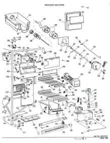 03 - Freezer Section parts for Ge Refrigerator TFX24ELB from AppliancePartsPros.com