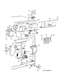 04 - Fresh Food Section parts for Ge Refrigerator TFJ25PRZBWW from AppliancePartsPros.com
