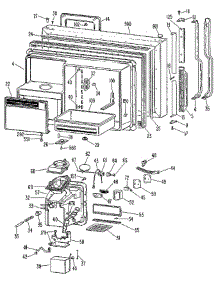 Freezer Door parts for Ge Refrigerator TBX25RLF from AppliancePartsPros.com