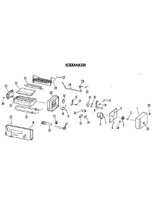 Ice Maker parts for Ge Refrigerator TBX25RLF from AppliancePartsPros.com