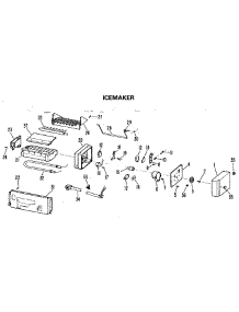 06 - Icemaker parts for Ge Refrigerator TBX25RMGLWH from AppliancePartsPros.com