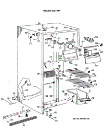 02 - Freezer Section parts for Ge Refrigerator TFE20PRAWH from AppliancePartsPros.com
