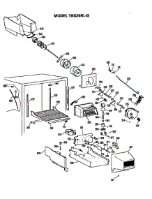 Ice Bucket / Auger parts for Ge Refrigerator TBX25RLGL from AppliancePartsPros.com