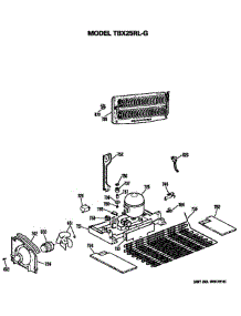 Unit parts for Ge Refrigerator TBX25RLGL from AppliancePartsPros.com