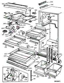 03 - Section3 parts for Ge Refrigerator TBXS21KLC from AppliancePartsPros.com
