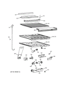 05 - Compartment Separator Parts parts for Ge Refrigerator TBX22ZIZKRWW from AppliancePartsPros.com