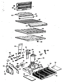 Unit parts for Ge Refrigerator TBX24ZKB from AppliancePartsPros.com