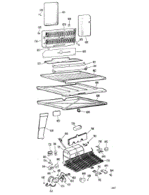03 - Section3 parts for Ge Refrigerator TBX23CFBR from AppliancePartsPros.com