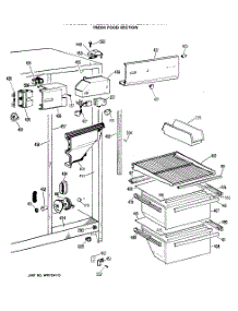 03 - Fresh Food Section parts for Ge Refrigerator TFE20DRAAD from AppliancePartsPros.com