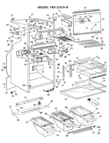 02 - Section2 parts for Ge Refrigerator TBX23CHBR from AppliancePartsPros.com