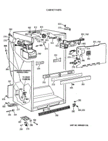 03 - Cabinet Parts parts for Ge Refrigerator TBX21NIXBRAA from AppliancePartsPros.com