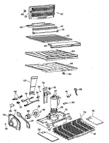 Unit parts for Ge Refrigerator TBX25ZLB from AppliancePartsPros.com