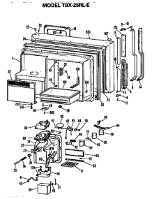 Freezer Door parts for Ge Refrigerator TBX25RLEL from AppliancePartsPros.com