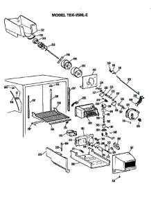 Ice Bucket / Auger parts for Ge Refrigerator TBX25RLEL from AppliancePartsPros.com