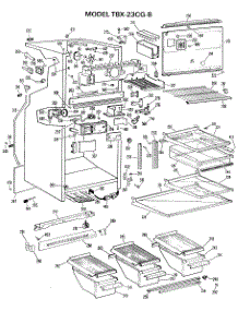 02 - Section2 parts for Ge Refrigerator TBX23CGBR from AppliancePartsPros.com