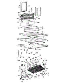 03 - Section3 parts for Ge Refrigerator TBX23CGBR from AppliancePartsPros.com