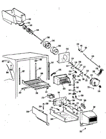 Ice Bucket Assembly parts for Ge Refrigerator TBX25RKB from AppliancePartsPros.com