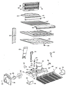 Unit parts for Ge Refrigerator TBX25ZMM from AppliancePartsPros.com
