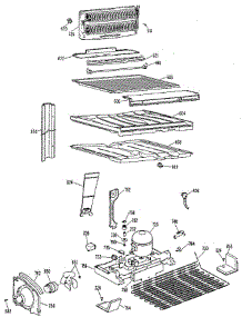 Unit parts for Ge Refrigerator TBX25ZNR from AppliancePartsPros.com