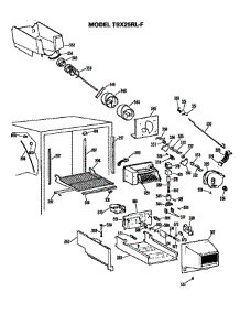Ice Bucket / Auger parts for Ge Refrigerator TBX25RLFR from AppliancePartsPros.com