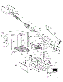 Ice Bucket Assembly parts for Ge Refrigerator TBX25RLE from AppliancePartsPros.com