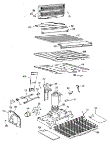 Unit parts for Ge Refrigerator TBX25RLE from AppliancePartsPros.com