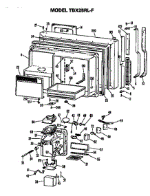 Freezer Door parts for Ge Refrigerator TBX25RLFL from AppliancePartsPros.com