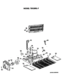 Unit parts for Ge Refrigerator TBX25RLFL from AppliancePartsPros.com