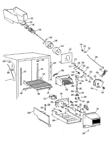 Ice Bucket Assembly parts for Ge Refrigerator TBX25RLB from AppliancePartsPros.com