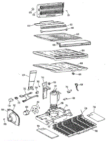 Unit parts for Ge Refrigerator TBX25RLB from AppliancePartsPros.com