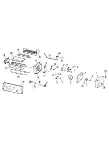 Icemaker parts for Ge Refrigerator TBX25RLB from AppliancePartsPros.com