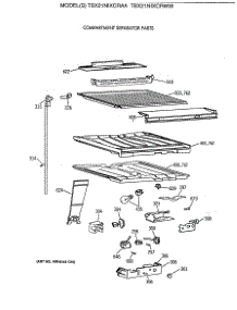05 - Compartment Separator Parts parts for Ge Refrigerator TBX21NIXCRWW from AppliancePartsPros.com