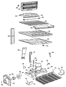 Unit parts for Ge Refrigerator TBX22ZLG from AppliancePartsPros.com