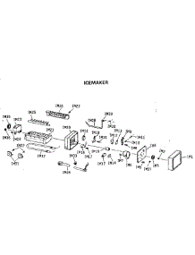 Icemaker parts for Ge Refrigerator TBX24TLM from AppliancePartsPros.com