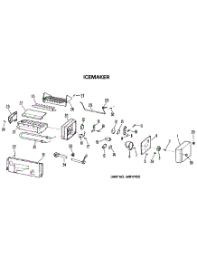 06 - Icemaker parts for Ge Refrigerator TBX25RNRRWH from AppliancePartsPros.com