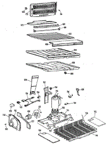 Unit parts for Ge Refrigerator TBX24ZKC from AppliancePartsPros.com