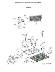 06 - Unit Parts parts for Ge Refrigerator TBX21MAXERAA from AppliancePartsPros.com