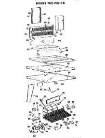 Unit parts for Ge Refrigerator TBX23ZHB from AppliancePartsPros.com