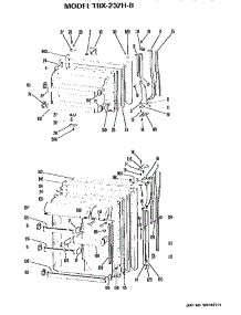 Doors parts for Ge Refrigerator TBX23ZHB from AppliancePartsPros.com